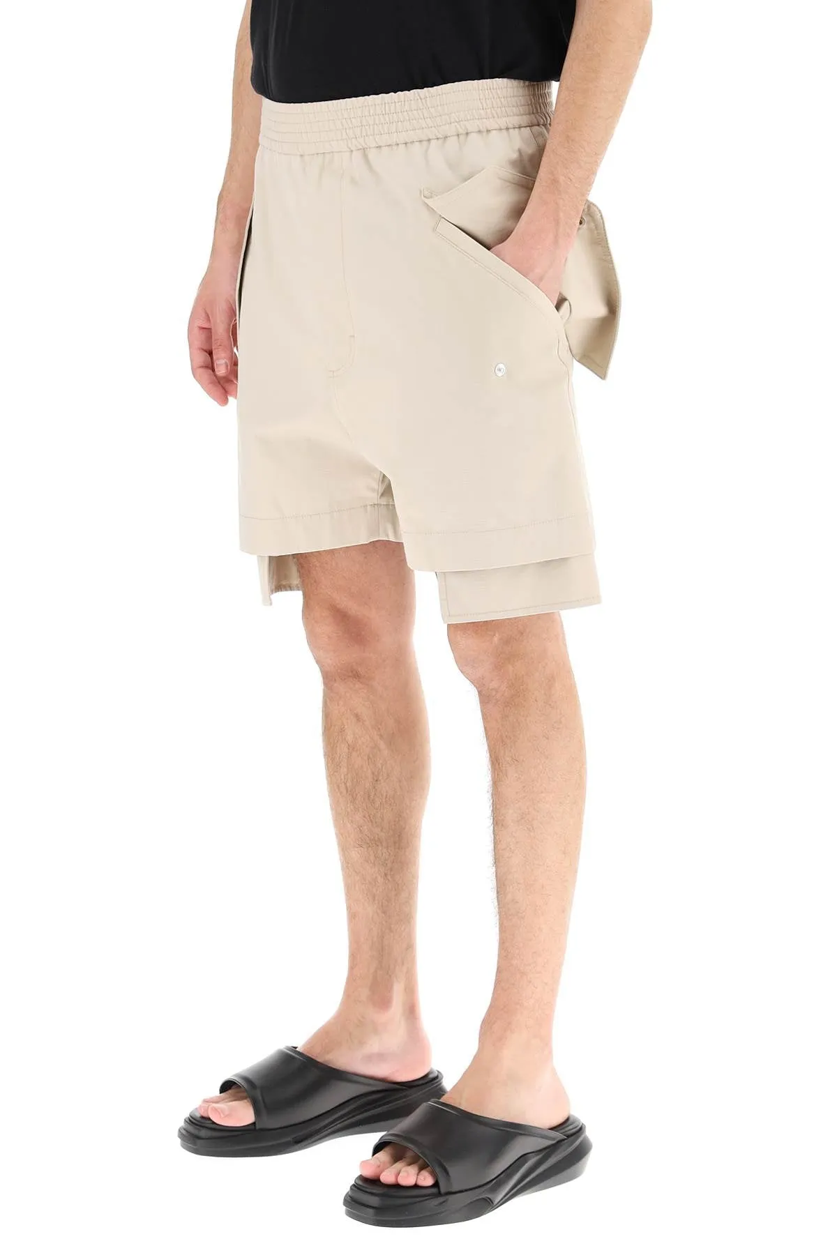 1017 ALYX 9SM Mid Rise Layered Bermuda Shorts