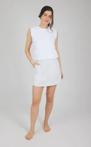 2 PC Softlite Muscle Tank and High Low Skort Set