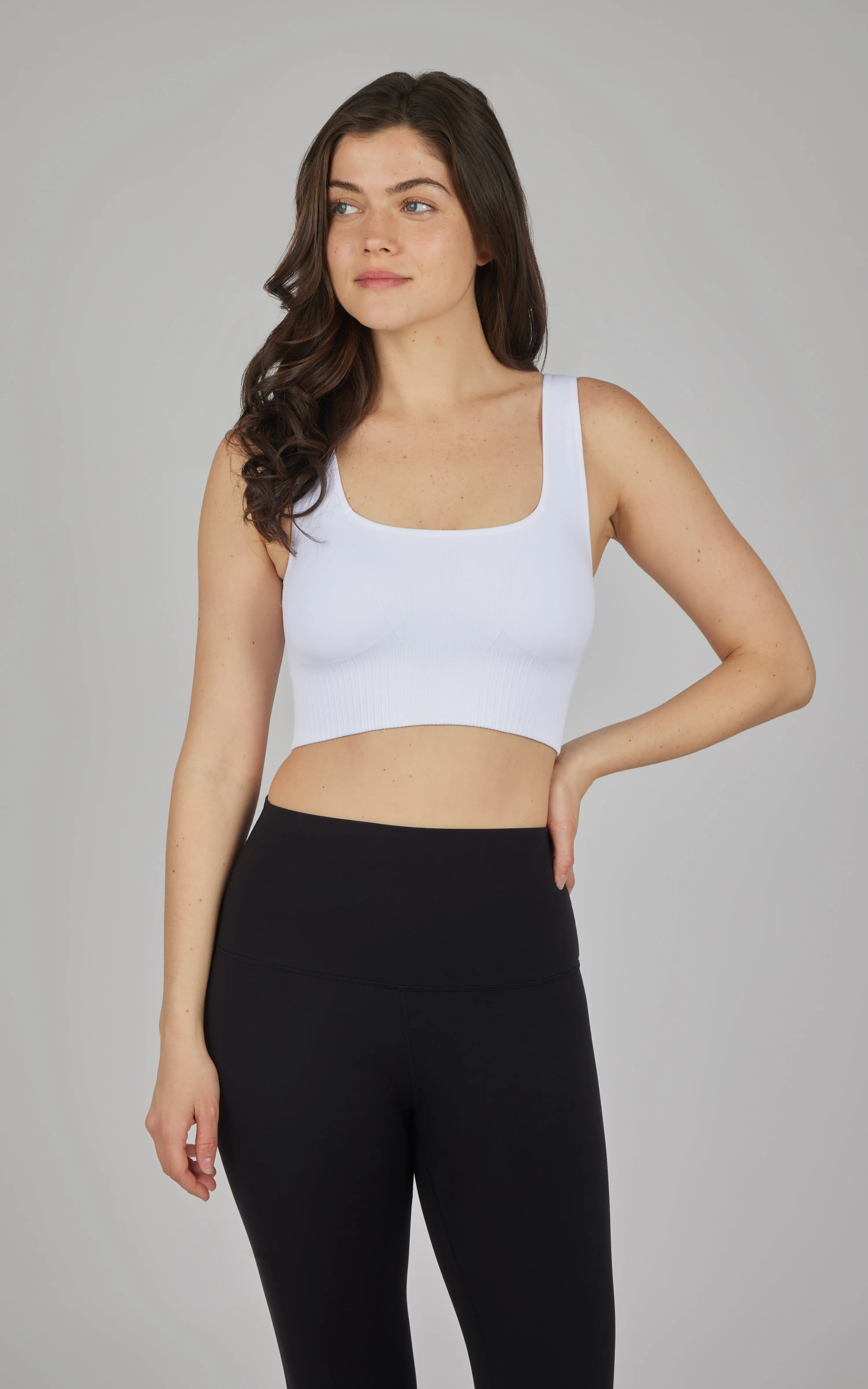 2 PK Stonewash Seamless Bra Tank