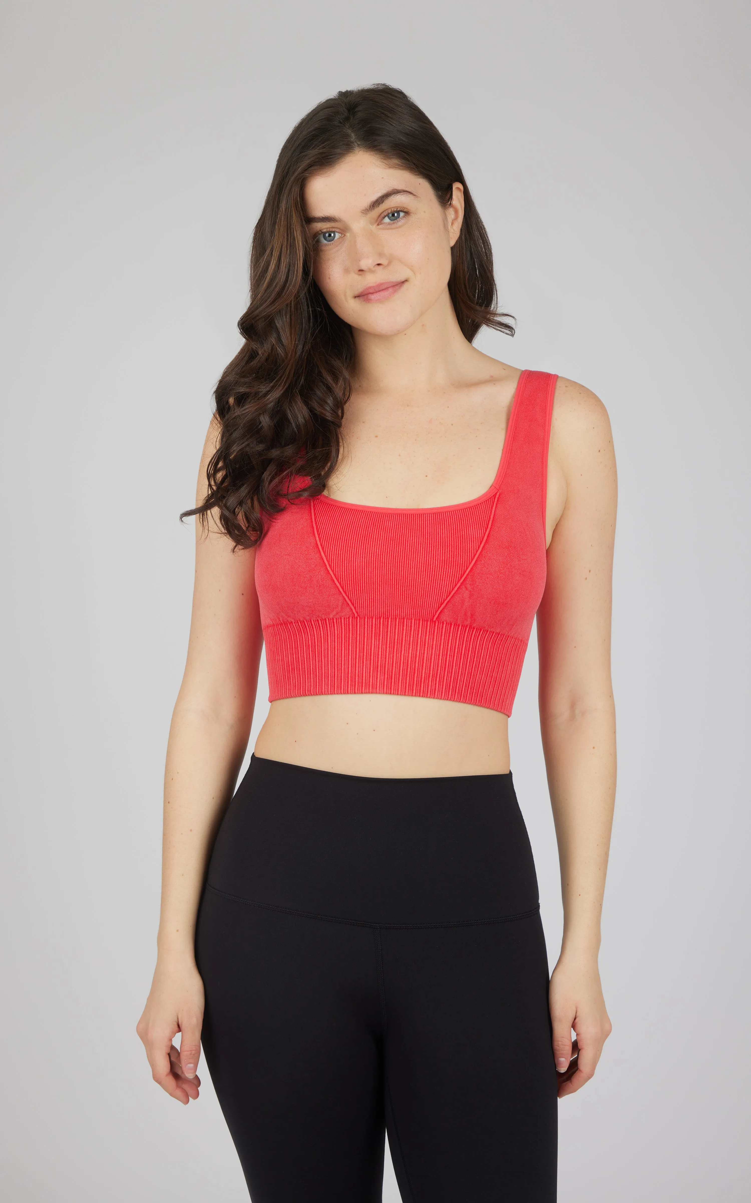 2 PK Stonewash Seamless Bra Tank