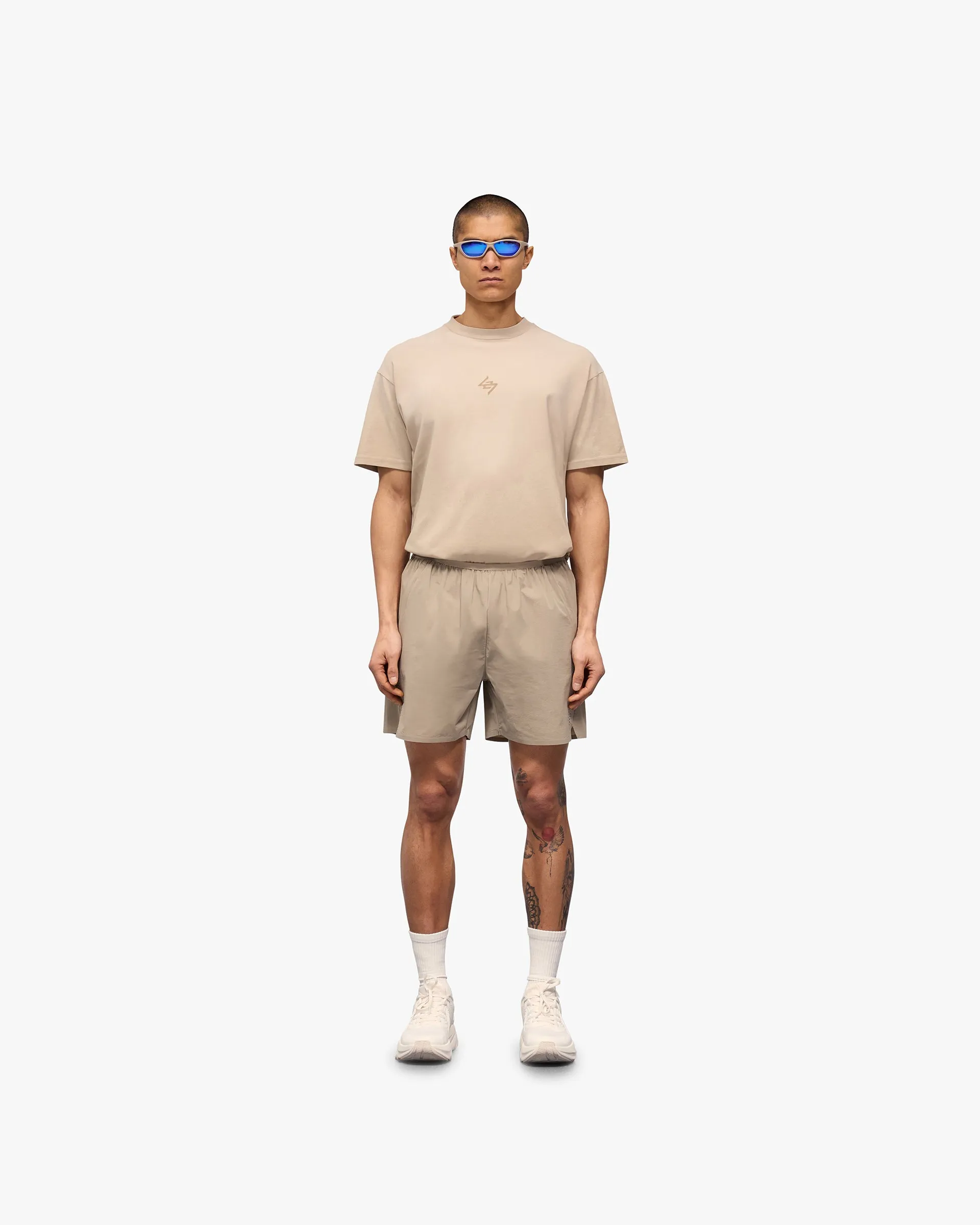 247 Training Shorts - Pebble