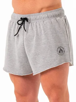 3" Fleece Shorts - Grey Marle