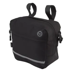Bar Tender II Handlebar Bag Velcro Straps 9.1x4.3x8.3` 300 c.i. Black