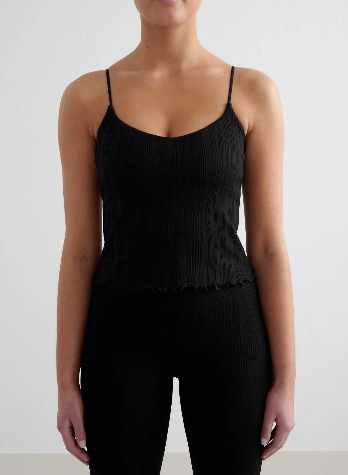Black Tulip Singlet