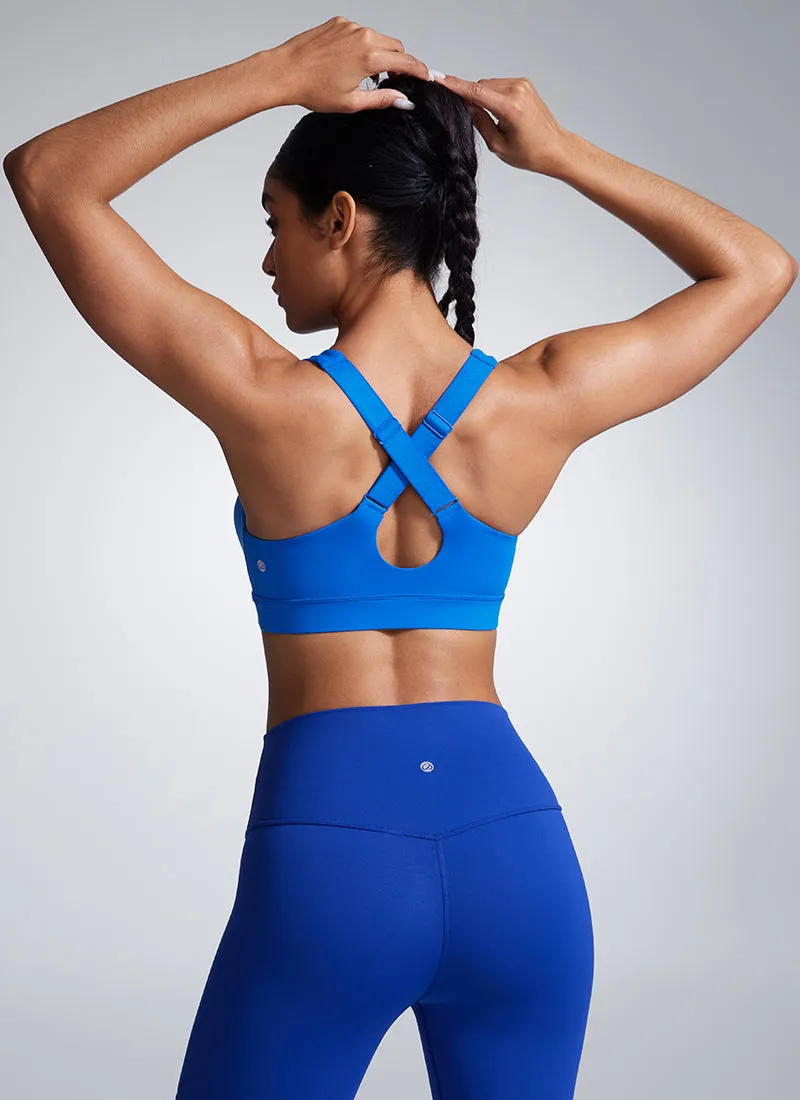 Butterbreeze V Neck Sports Bras Adjustable Straps