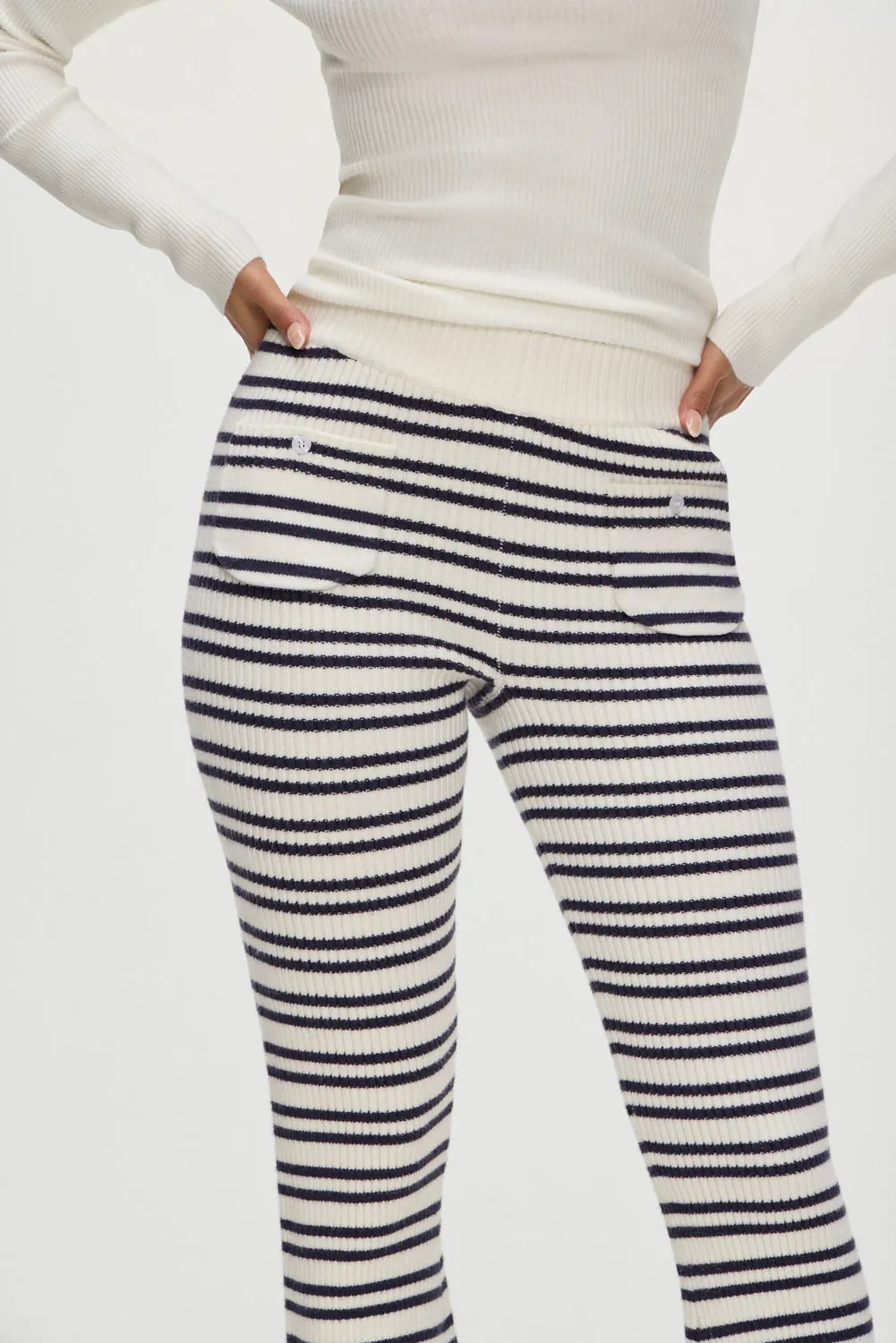Camden Striped Knit Pants - Starlit Stripe