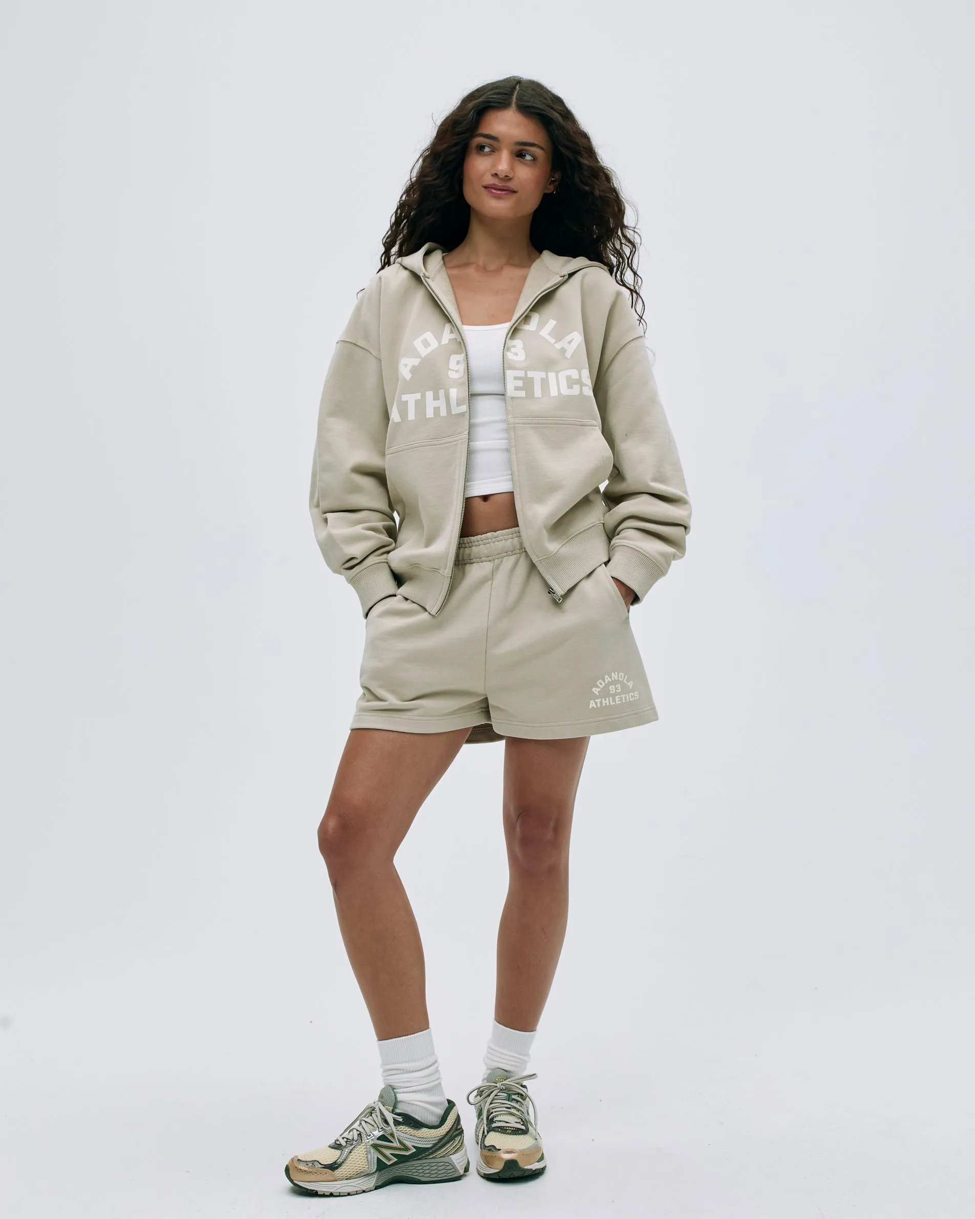 Campus Sweat Shorts  - Stone