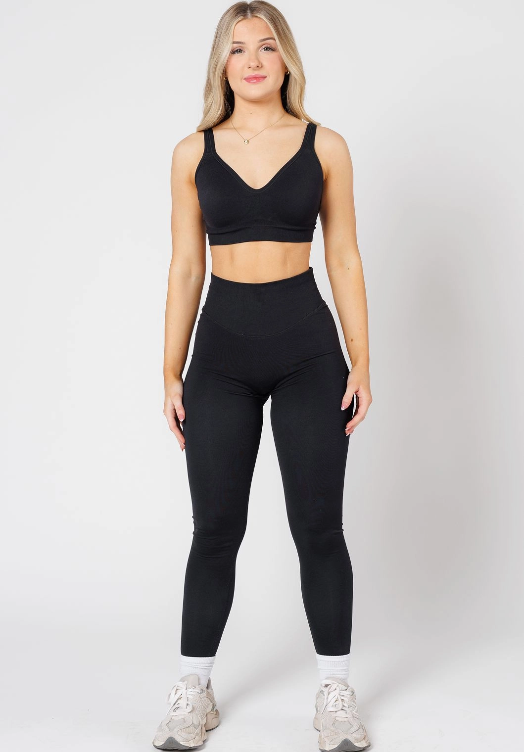 CurveFlex Hourglass Sculptseam® Plus Seamless Legging Black