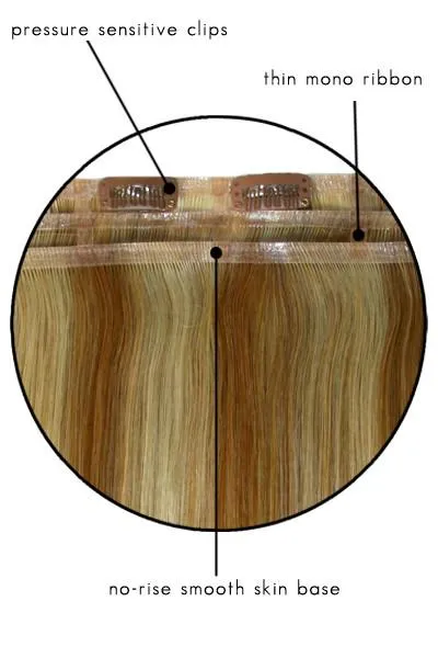EasiHair Extensions - EasiXtend Clip-in Extensions Professional 14 (#317) - Human Hair