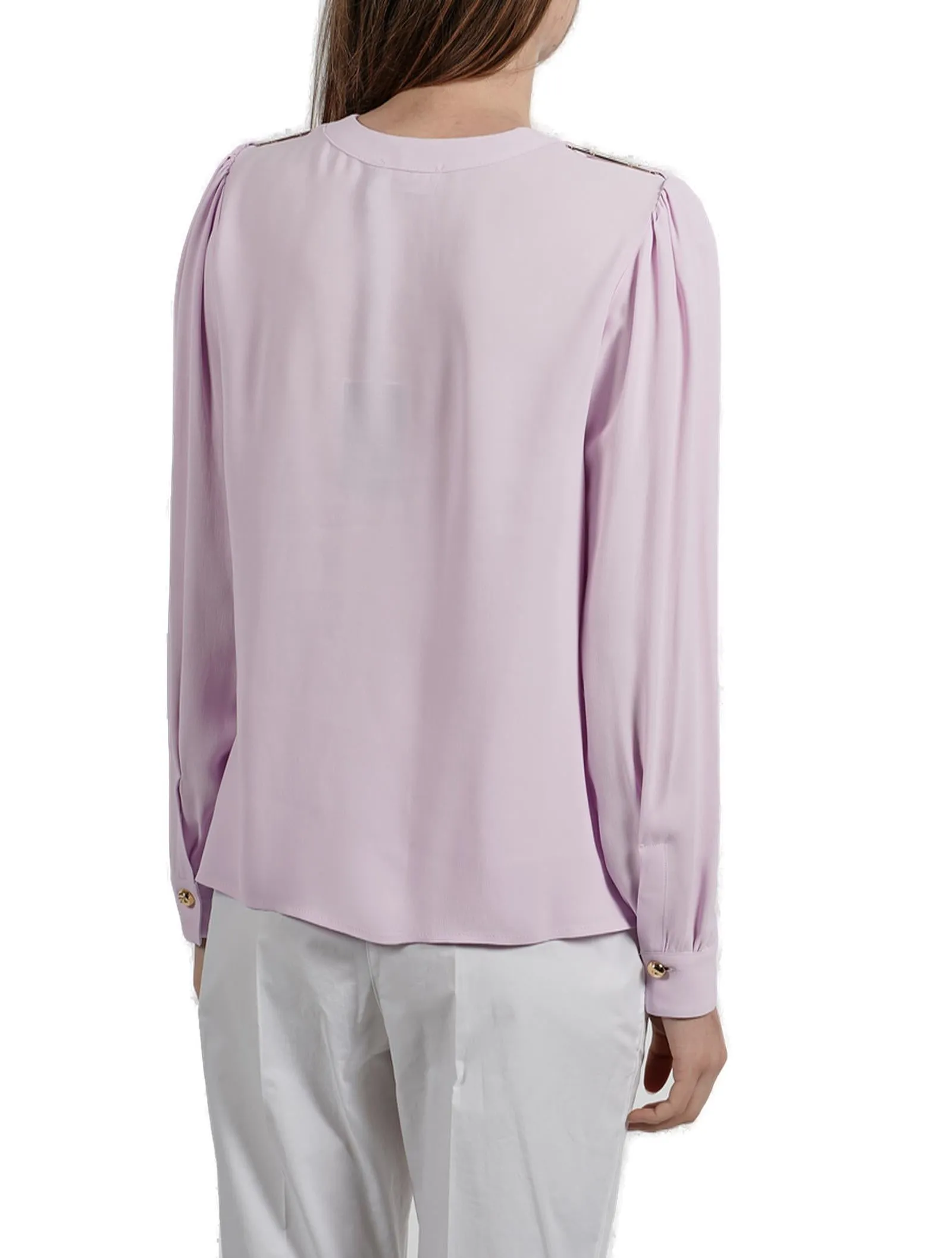 Elisabetta Franchi V-Neck Buttoned Shirt