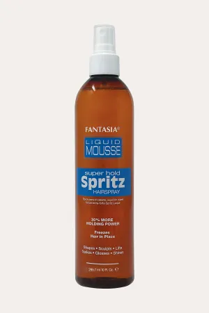 FANTASIA IC LIQUID MOUSSE SUPER HOLD SPRITZ HAIR SPRAY 10oz