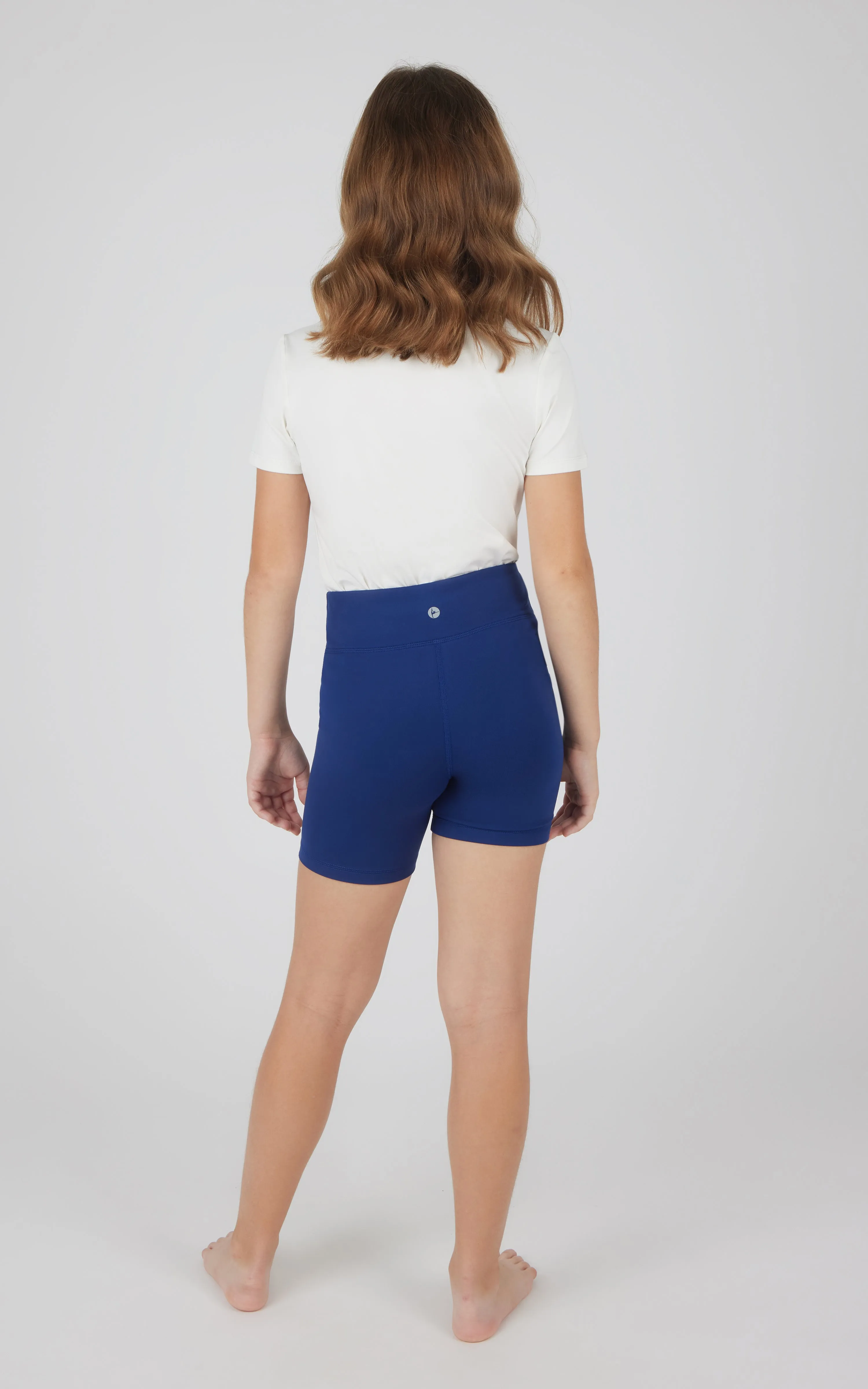 Girls 2 PK Lux Crossover Legging   6" Bike Short