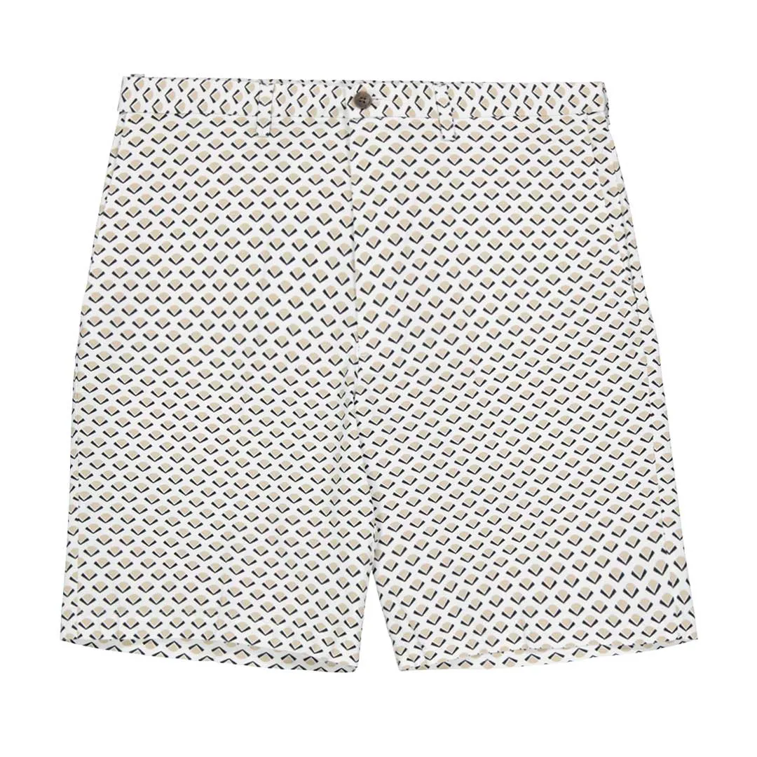 Haggar - Men's Plain Cotton Print Shorts (HS50013 100)