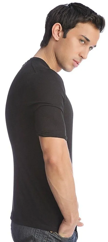 Hybrid V-Neck (Black)