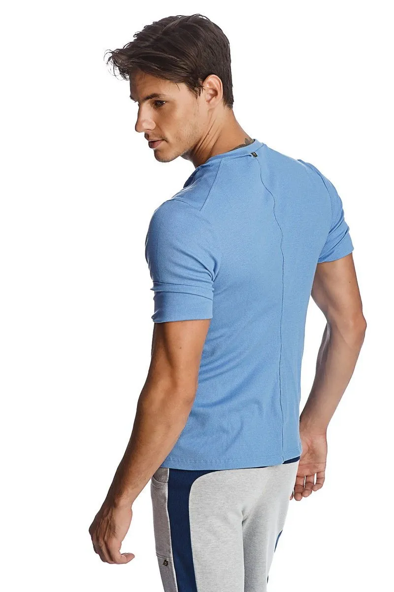 Hybrid V-Neck (Ice Blue)