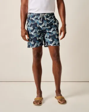 Johnnie-O Men's The Half Elastic 7" Surf Shorts