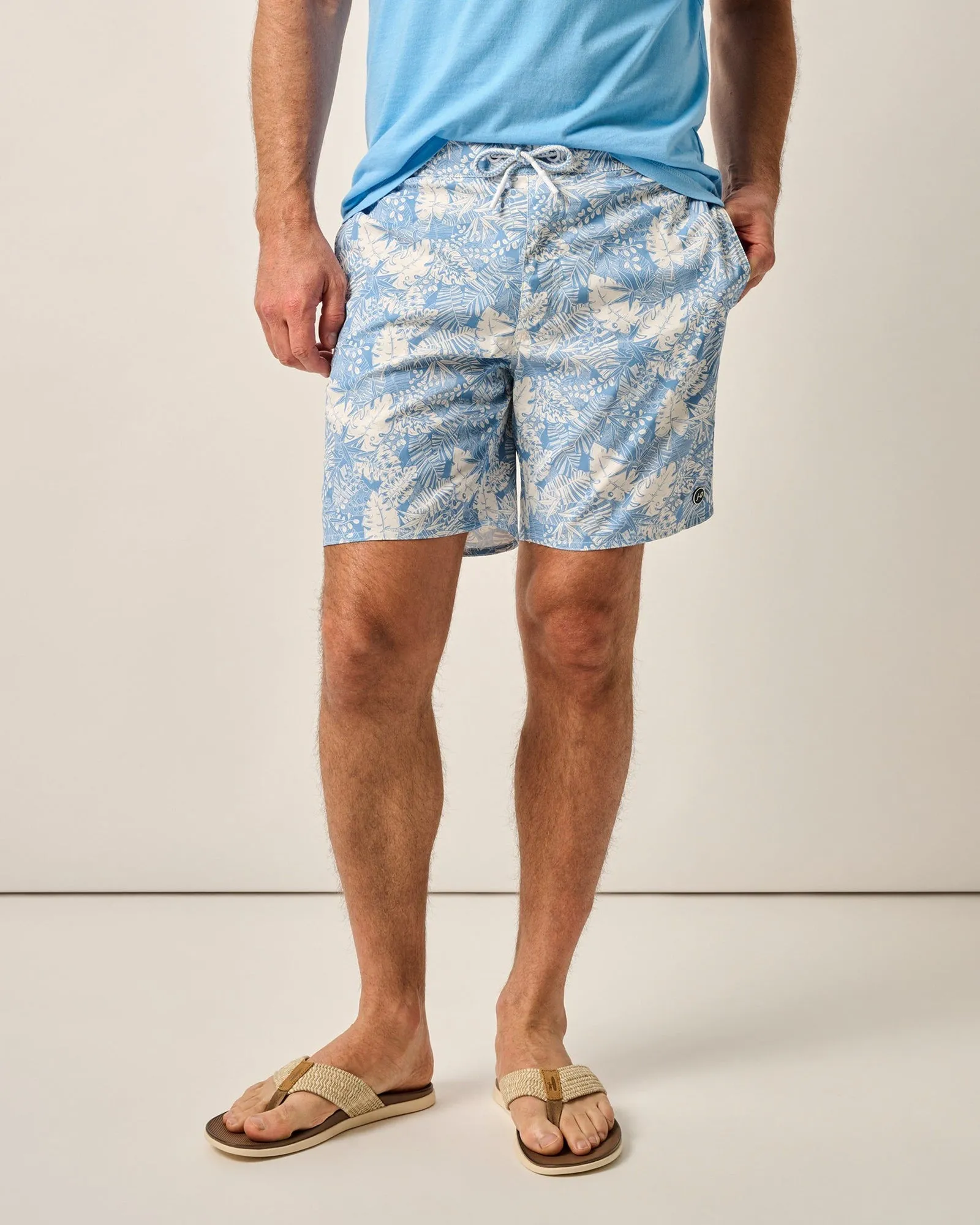 Johnnie-O Men's The Half Elastic 7" Surf Shorts