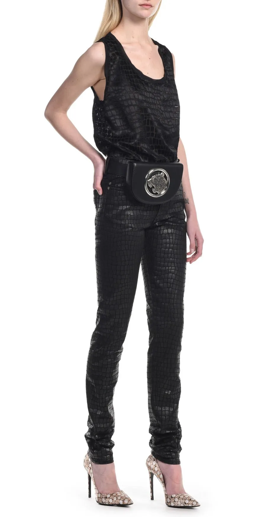 Just Cavalli Animal Print Tank Top