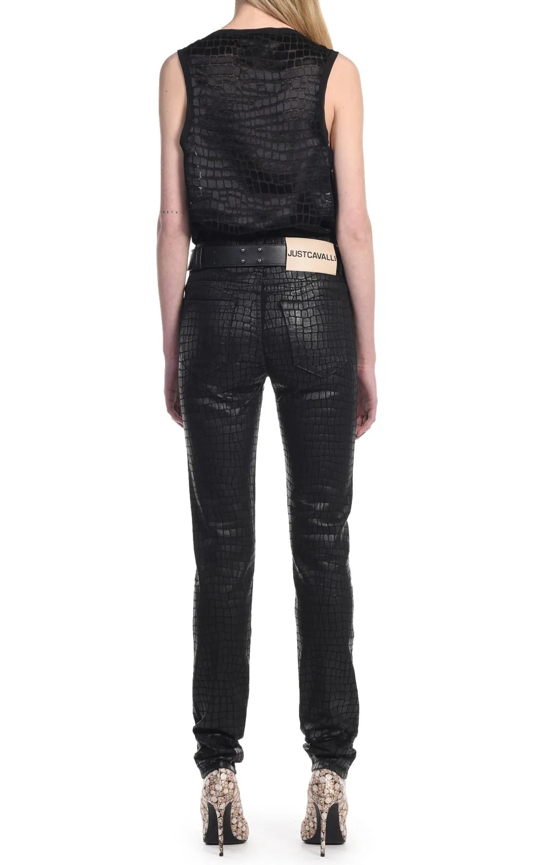 Just Cavalli Animal Print Tank Top