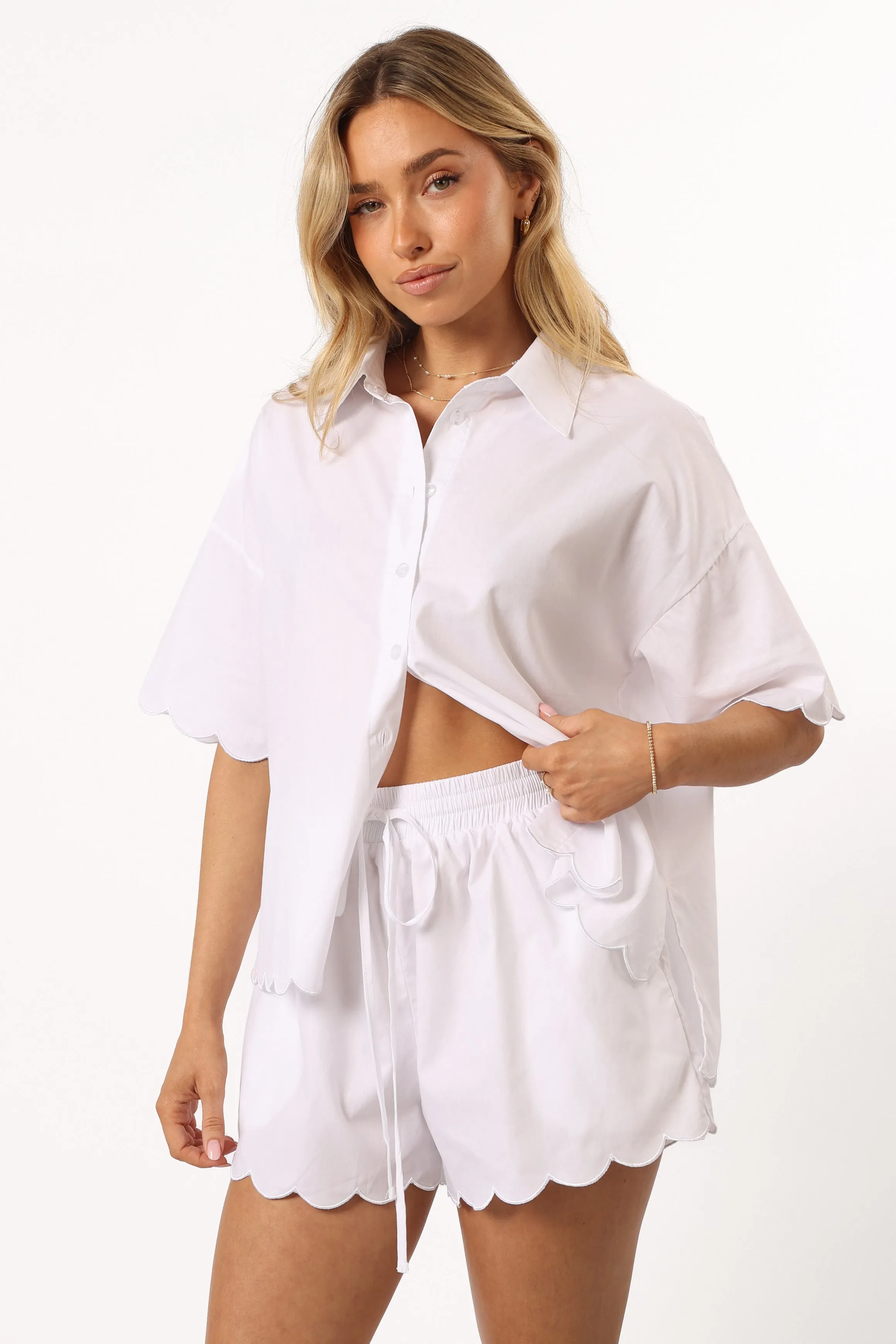 Katy Shorts - White