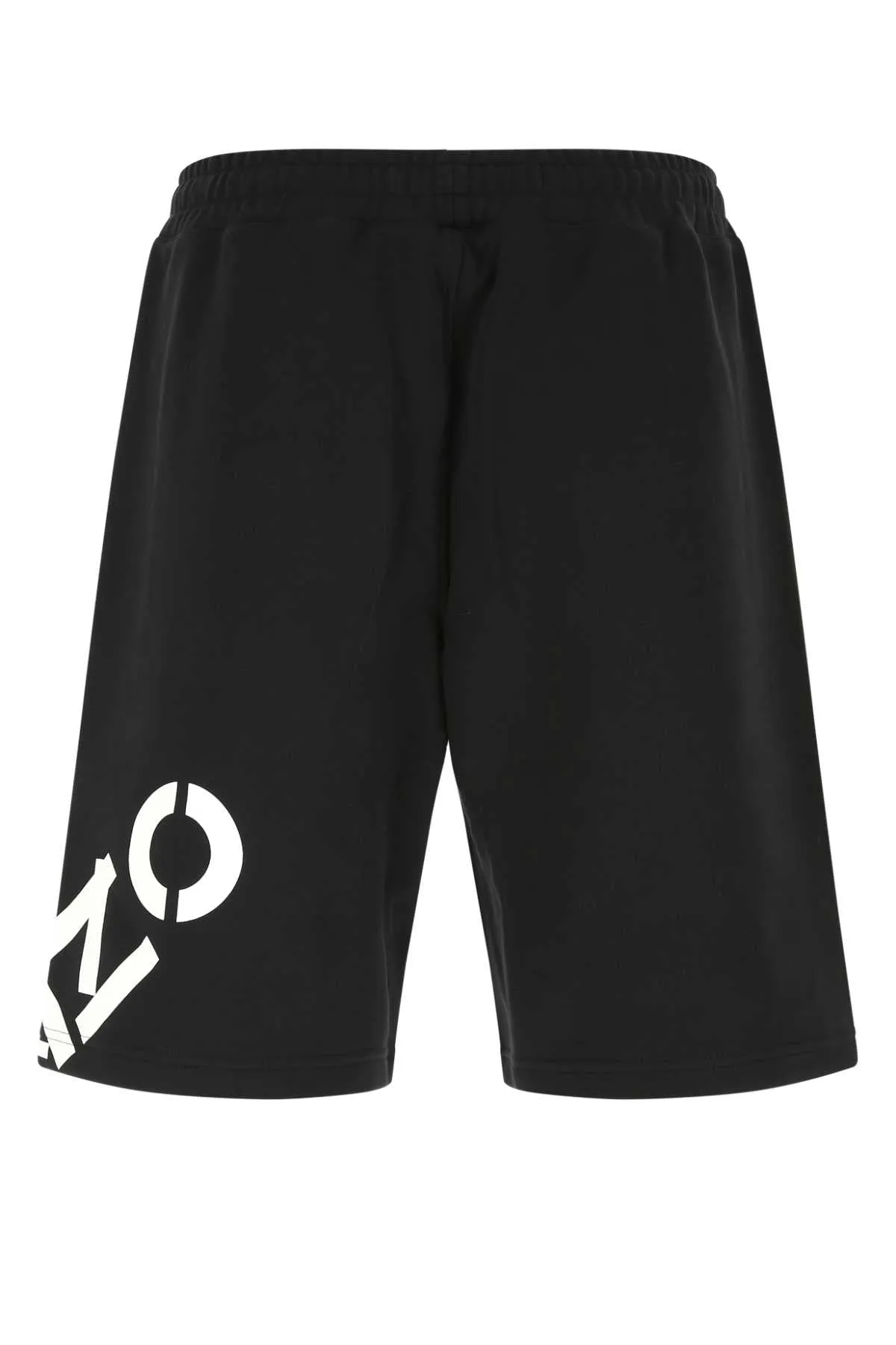 Kenzo Logo Printed Mid-Rise Bermuda Shorts
