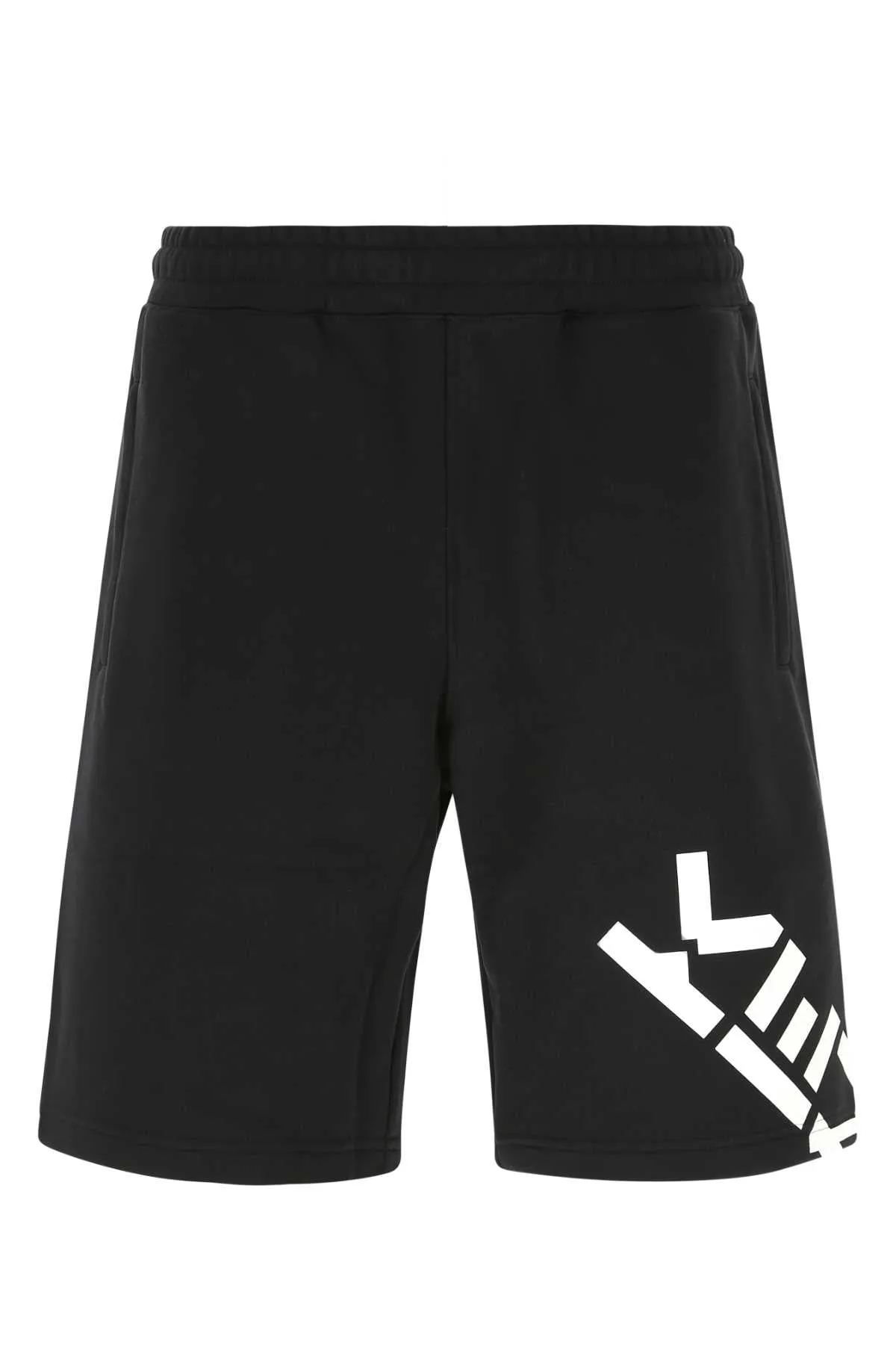 Kenzo Logo Printed Mid-Rise Bermuda Shorts