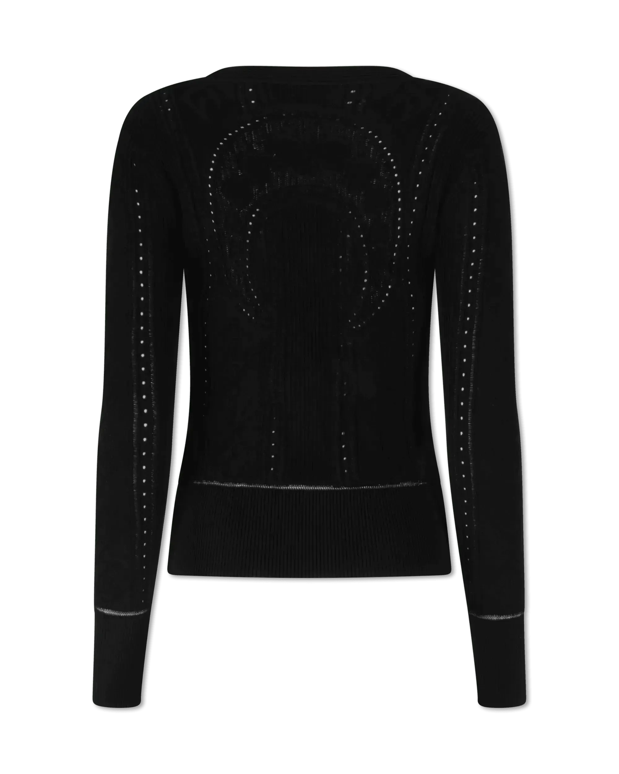 Lunar Pointelle Knit Cardigan