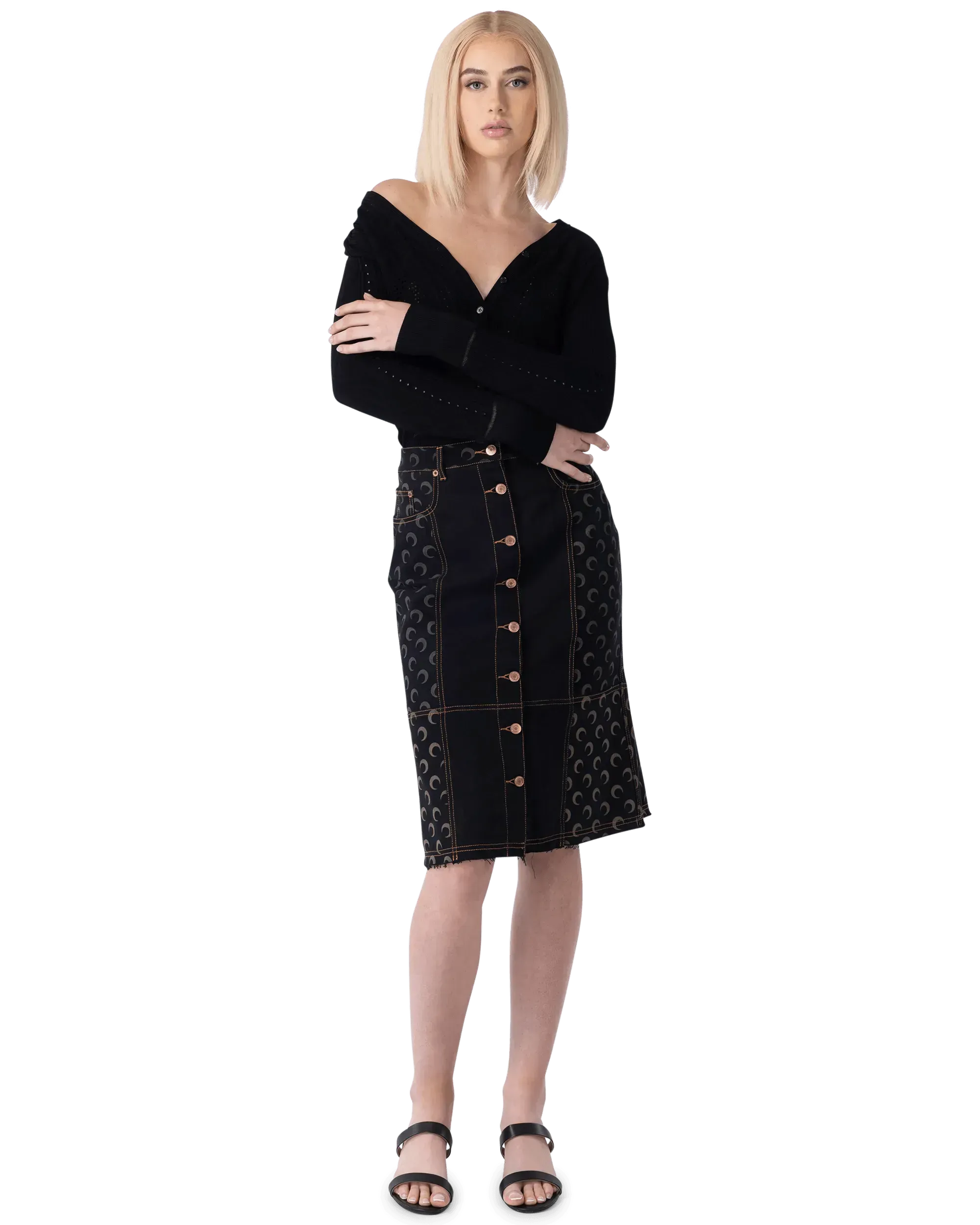Lunar Pointelle Knit Cardigan