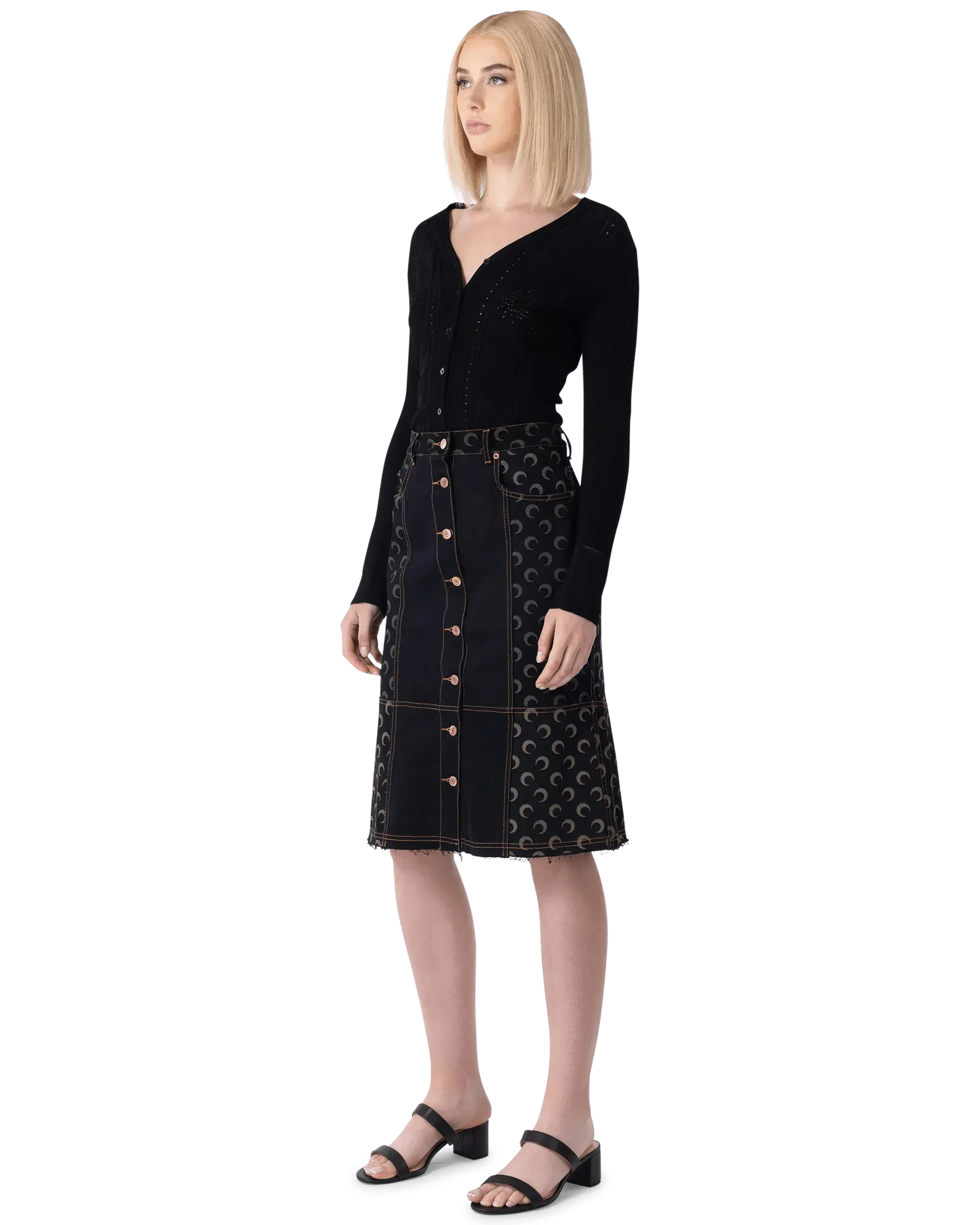 Lunar Pointelle Knit Cardigan