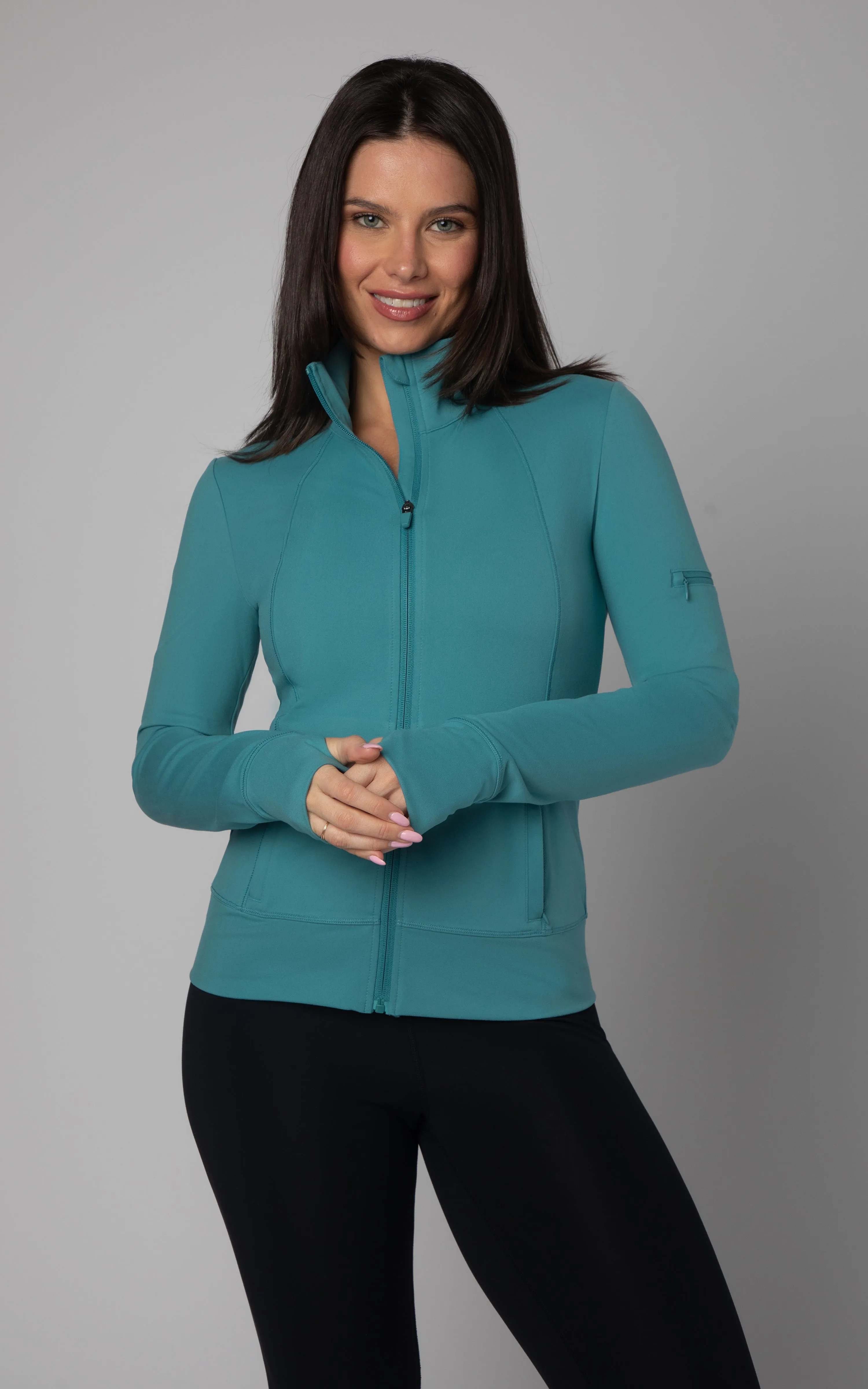 Lux Performance Jacket with Zip Sleeve Pocket