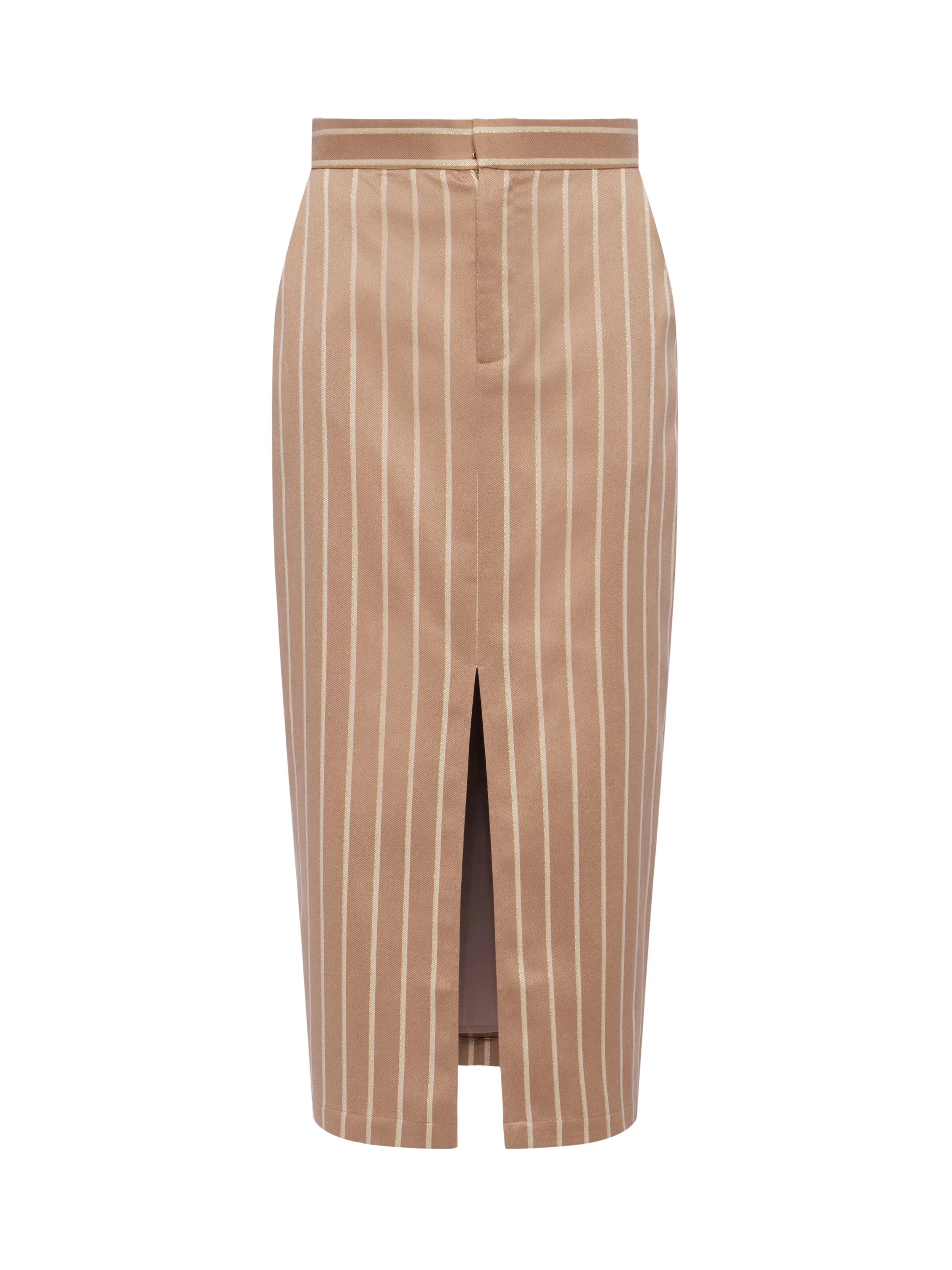 Madonna Pinstriped Midi Skirt