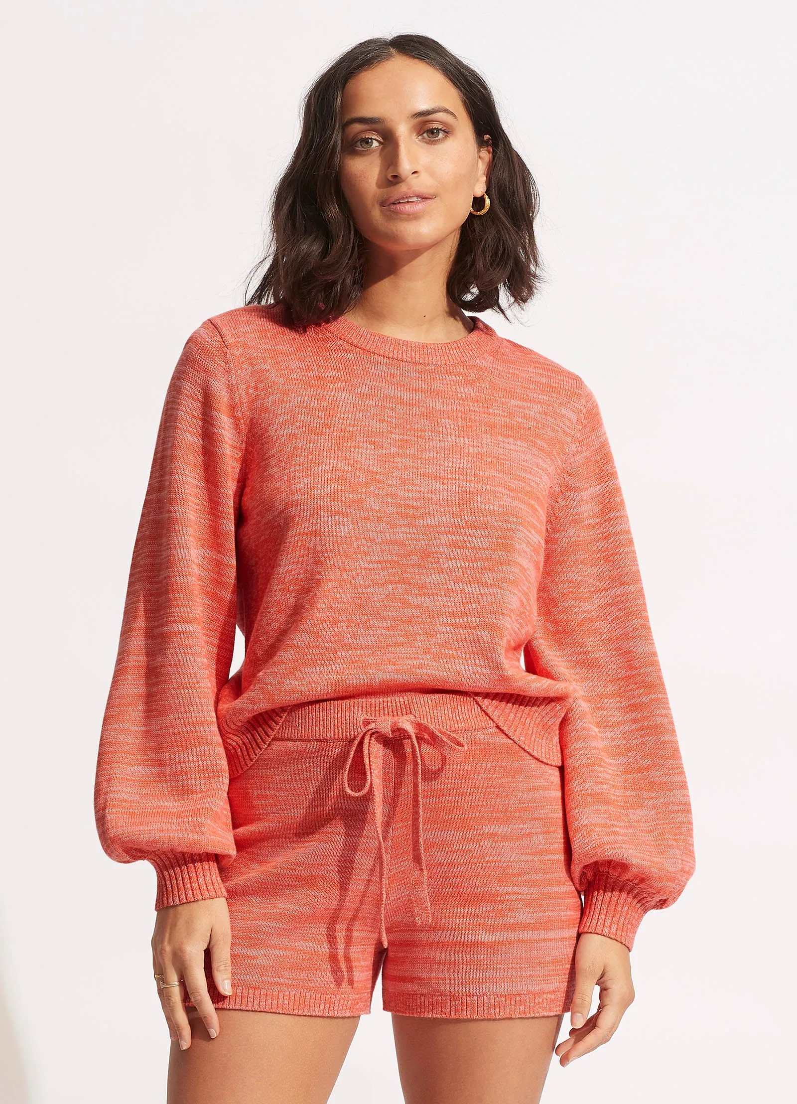 Maple Knit Short  - Chintz Pink