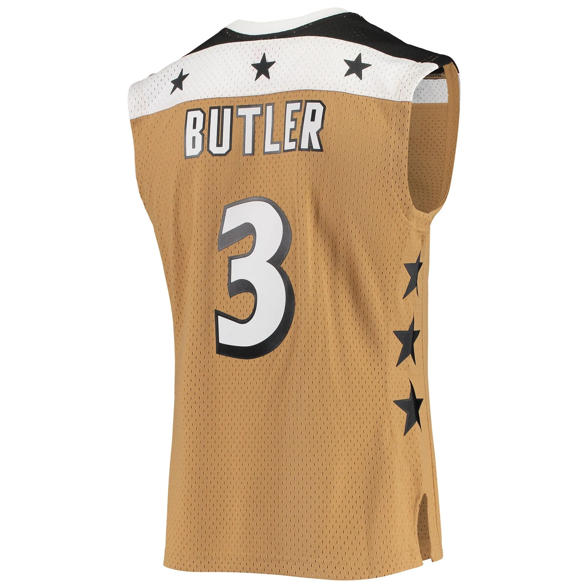 Men's Caron Butler Washington Wizards Mitchell & Ness 2007-08 Hardwood Classics Swingman Jersey - Gold