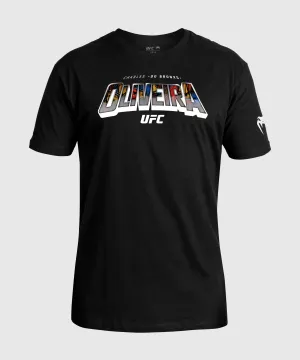 Men's UFC Unrivaled by Venum Black Charles Oliveira T-Shirt