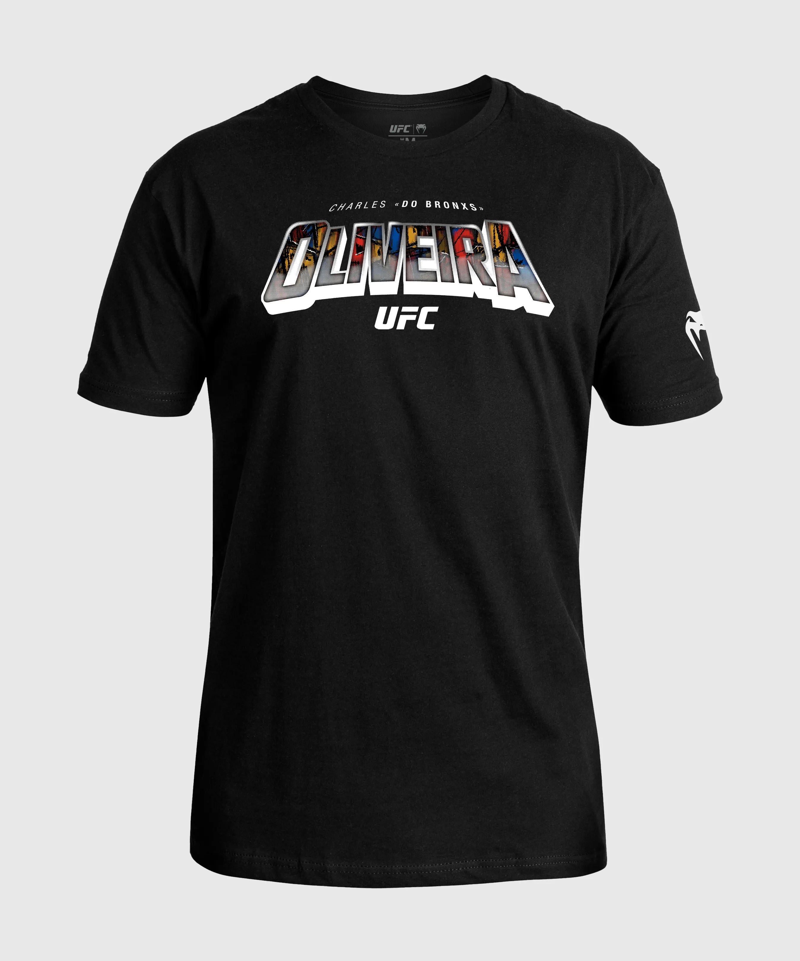 Men's UFC Unrivaled by Venum Black Charles Oliveira T-Shirt