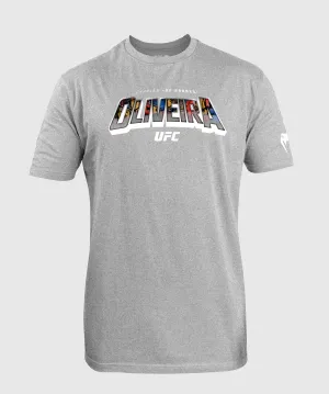 Men's UFC Unrivaled by Venum Heather Grey Charles Oliveira T-Shirt