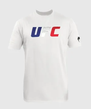 Men's UFC Unrivaled by Venum White French Flag T-Shirt