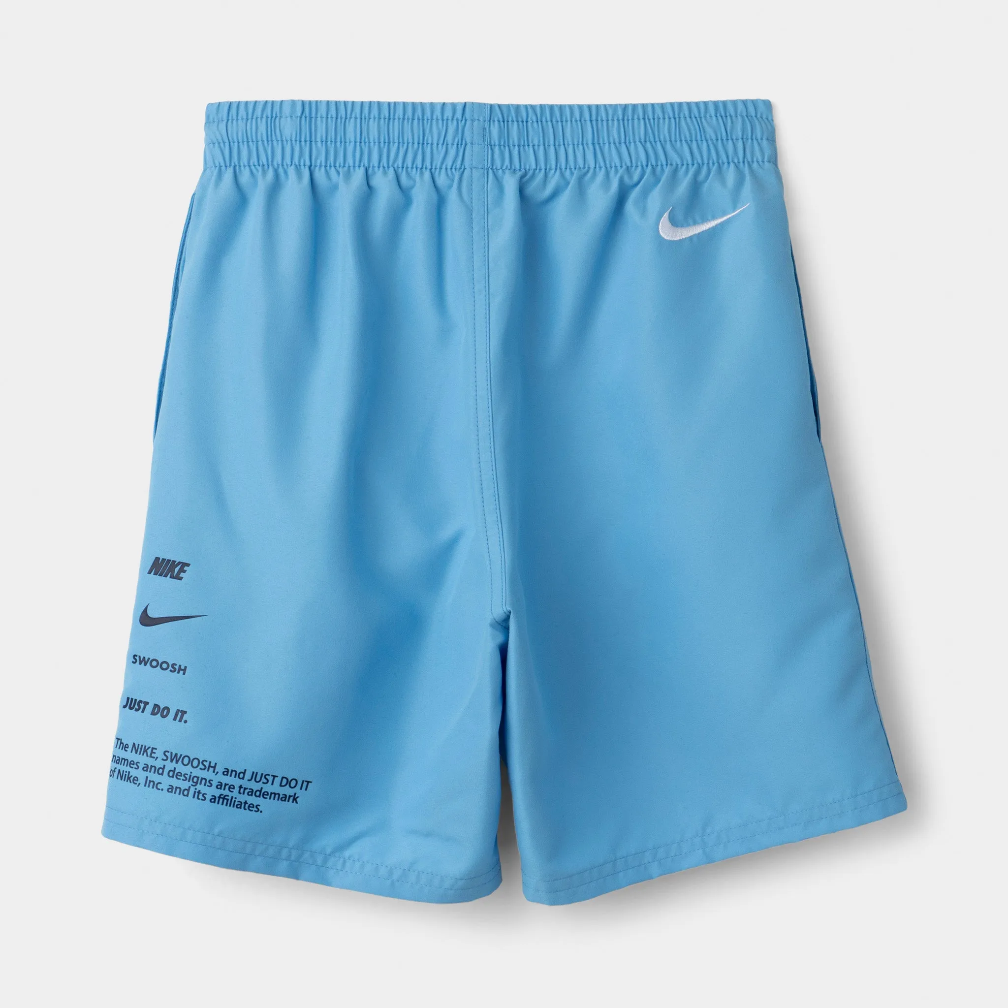 Nike Junior Boys' Stacked Logo Swim Shorts / University Blue