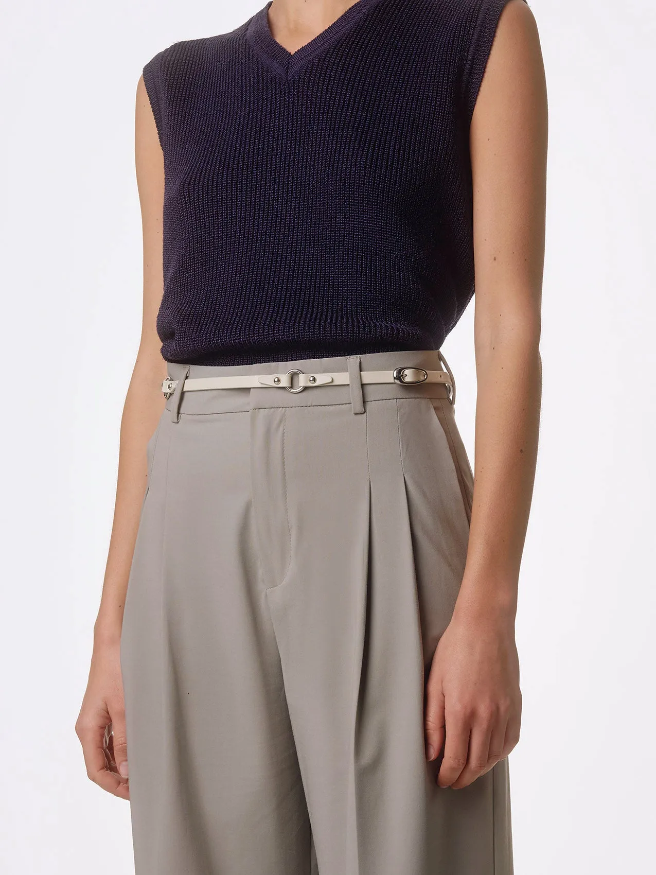 Phoebe Leather Belt