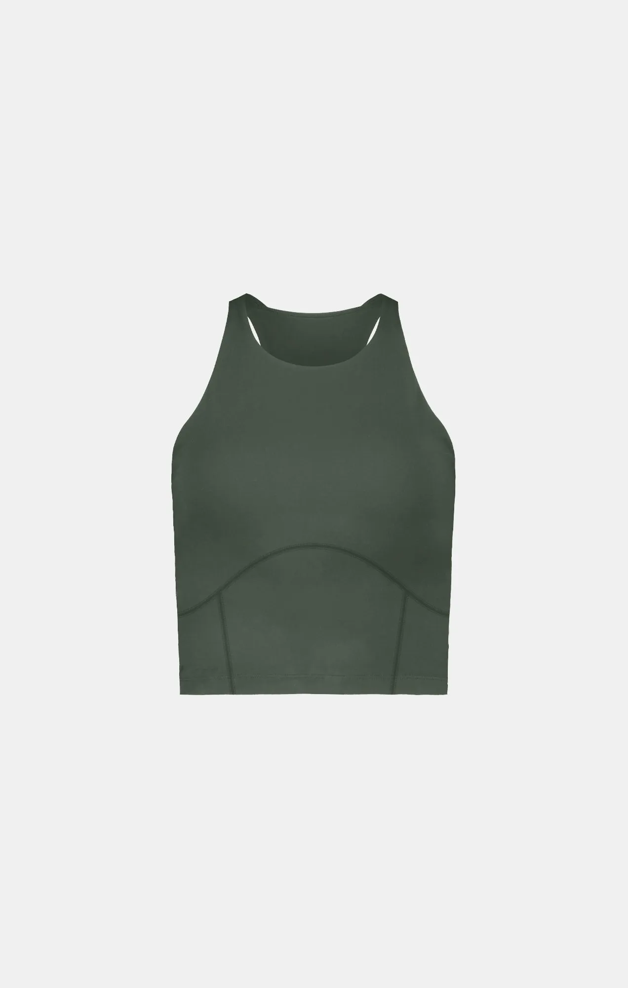 Pulse Crop Tank - Women's ARMY GREEN
