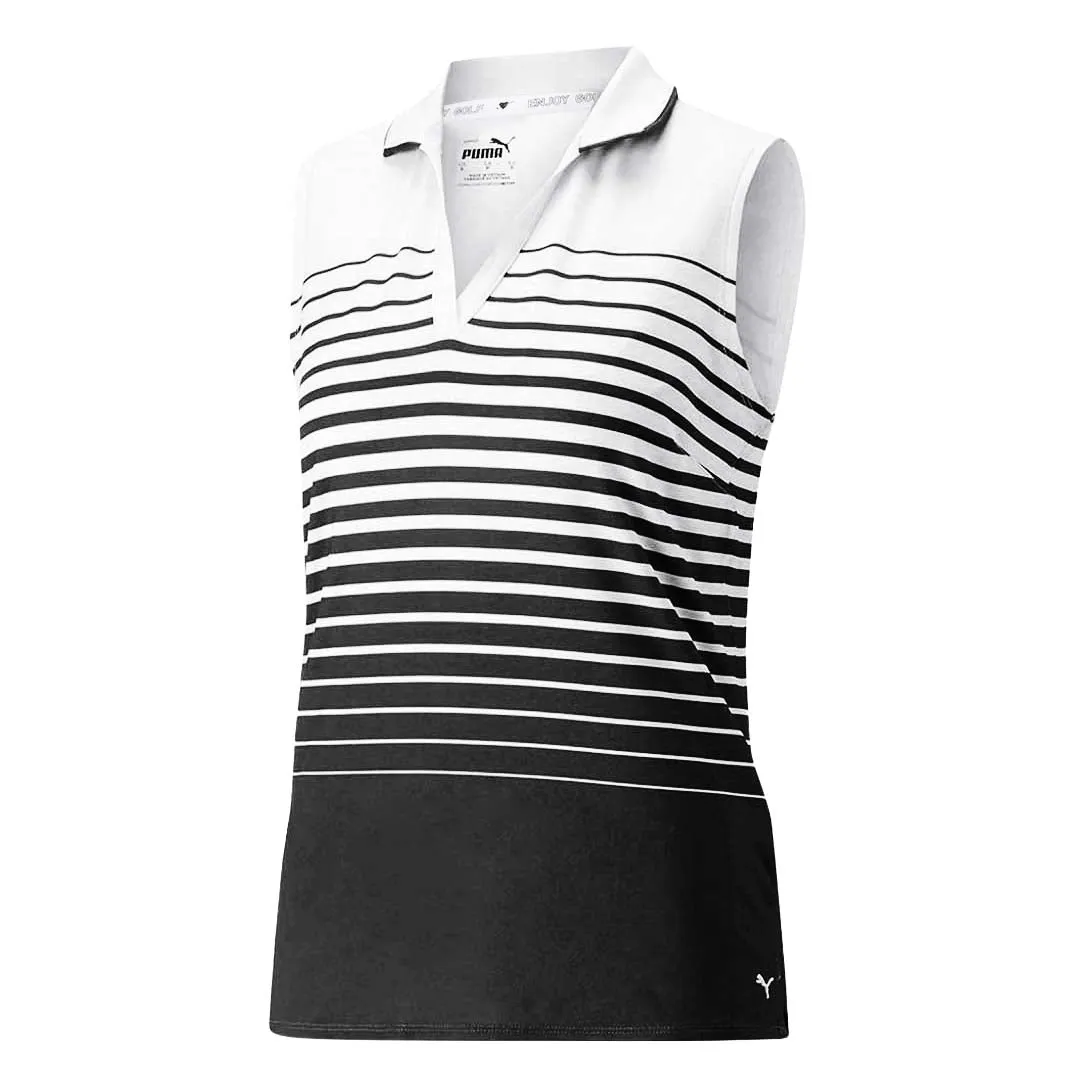 Puma - Women's MATTR Sleeveless Stripe Polo (537496 01)