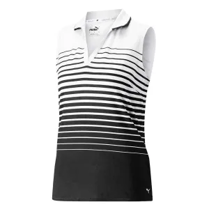 Puma - Women's MATTR Sleeveless Stripe Polo (537496 01)
