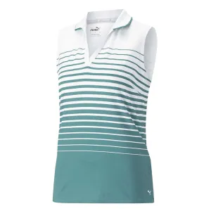 Puma - Women's MATTR Sleeveless Stripe Polo (537496 10)