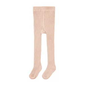 Ribbed Tights - Rose - FINAL SALE