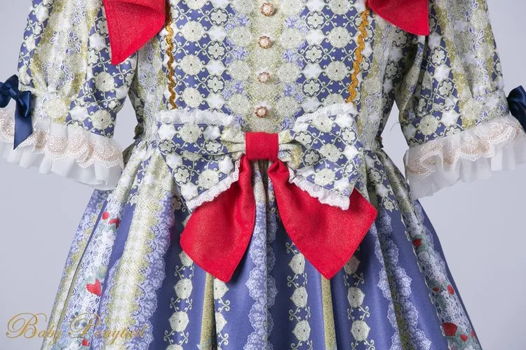 Rococo Bouquet Onepiece in Dark Blue
