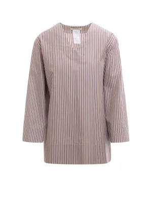 'S Max Mara V-Neck Striped Top