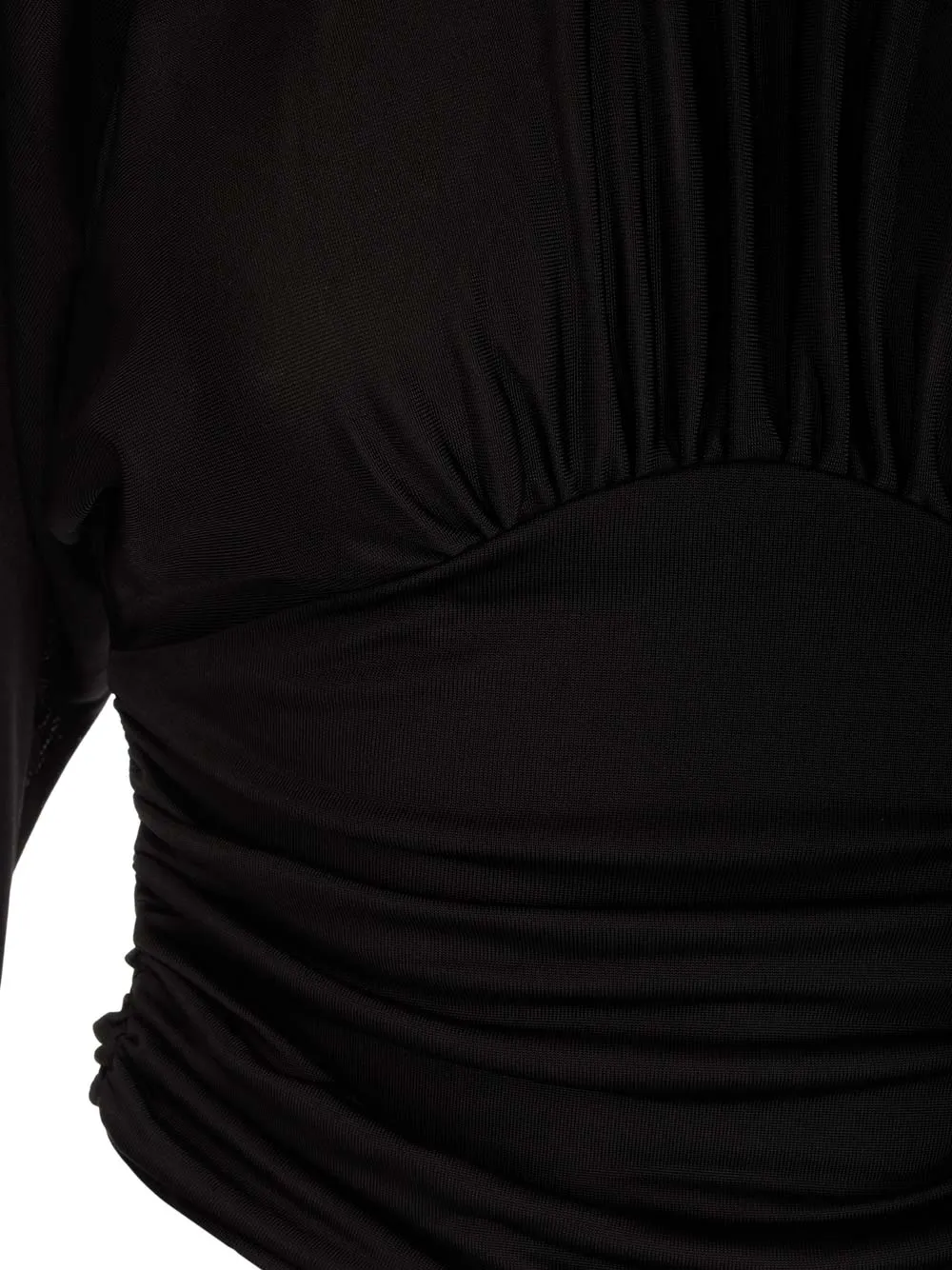 Saint Laurent Backless Long-Sleeved Top