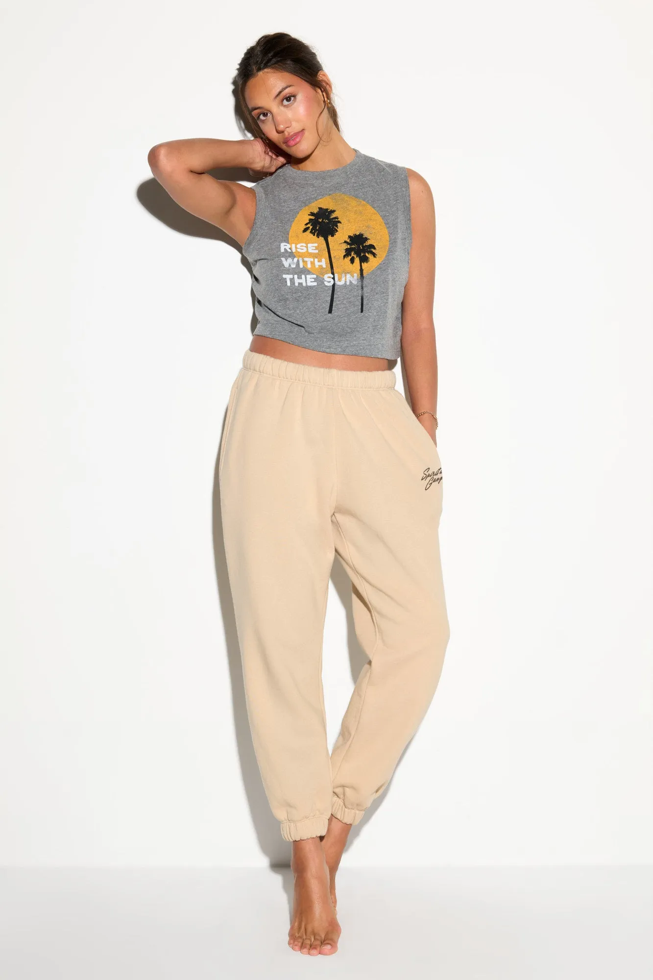 Shady Palm Crawford Crop Tank