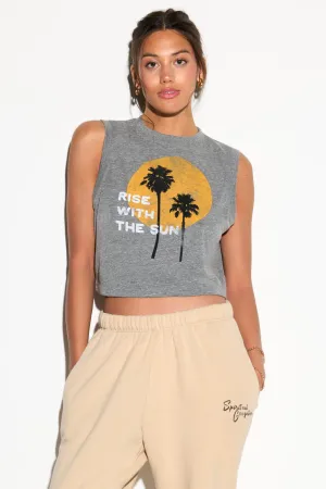 Shady Palm Crawford Crop Tank