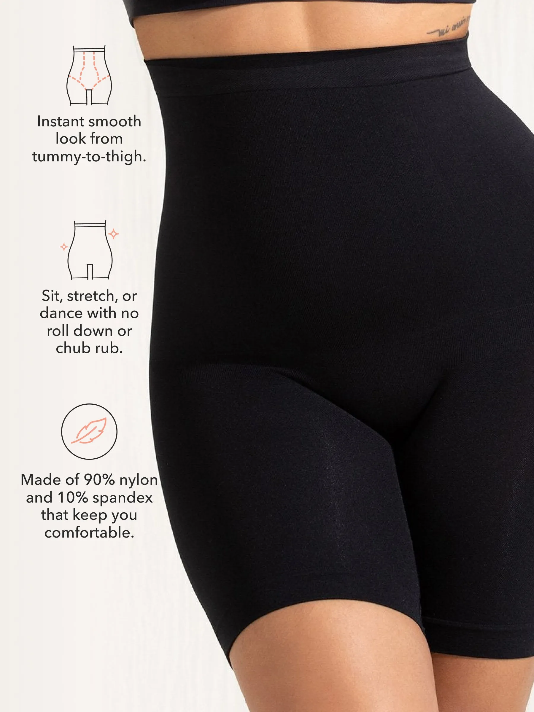 Shapermint Essentials All Day Every Day High-Waisted Shaper Shorts